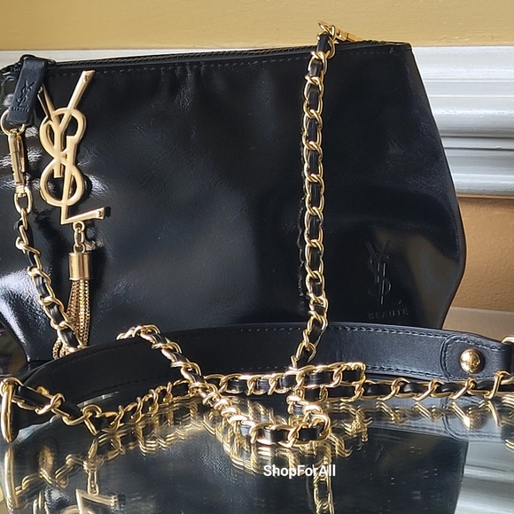 Ysl beauty cosmetic pouch to Convertible Bum/ Crossbody/Shoulder bag - Picture 4 of 16